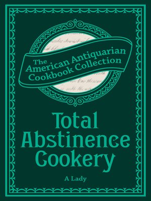 cover image of Total Abstinence Cookery